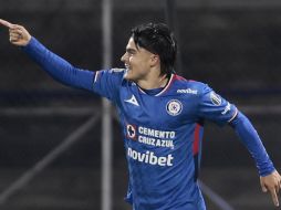 Luka Romero, autor del gol que le dio el triunfo al Cruz Azul. EFE/J. Méndez