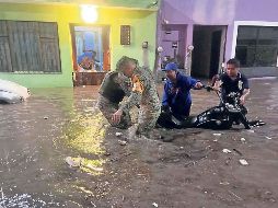 El Ejército Mexicano activó el Plan DN-III-E en apoyo a la población. SUN/ESPECIAL