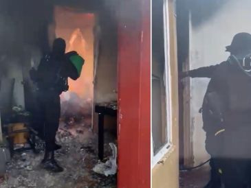 De acuerdo con el reporte, vecinos comentaron que la persona de unos 50 años vivía solo en la vivienda. ESPECIAL