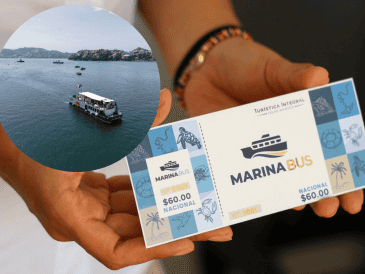 El Marinabus está diseñado para mejorar la movilización urbana y turística de la bahía de Acapulco. ESPECIAL/Gobierno de México