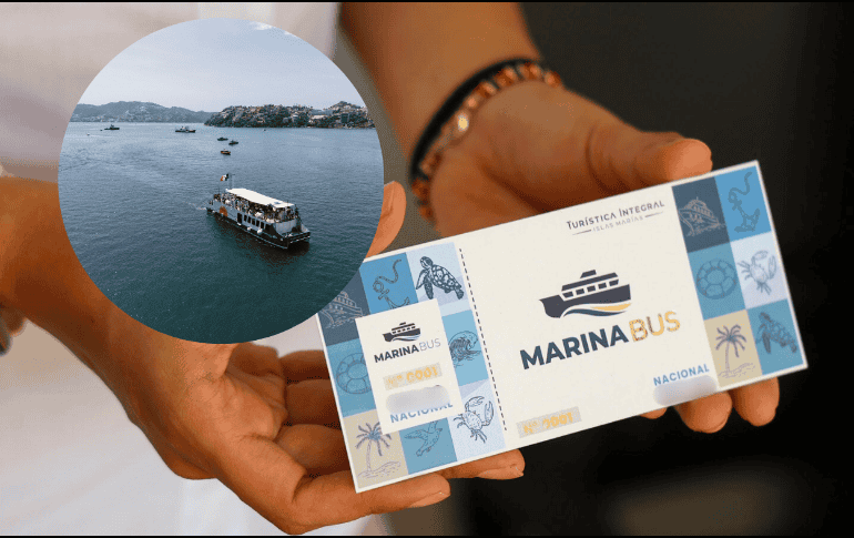 El Marinabus está diseñado para mejorar la movilización urbana y turística de la bahía de Acapulco. ESPECIAL/Gobierno de México