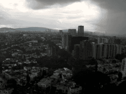Guadalajara presenta lluvia moderada y vientos suaves. WEBCAM DE MÉXICO