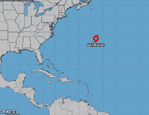 De acuerdo con el más reciente informe del NHC, el sistema se ubica a unos 685 kilómetros al noreste de Bermuda. X/@NHC_Atlantic