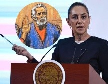 La prensa cuestionó a la Mandataria Claudia Sheinbaum Pardo para saber su opinión sobre la declaración del capo de la droga. SUN / B. FREGOSO / EFE / J. ROSENBERG