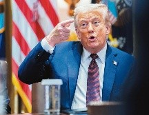 El presidente de EU, durante una reunión con su Gabinete, anuncia futura mayoría en la Fed. EFE