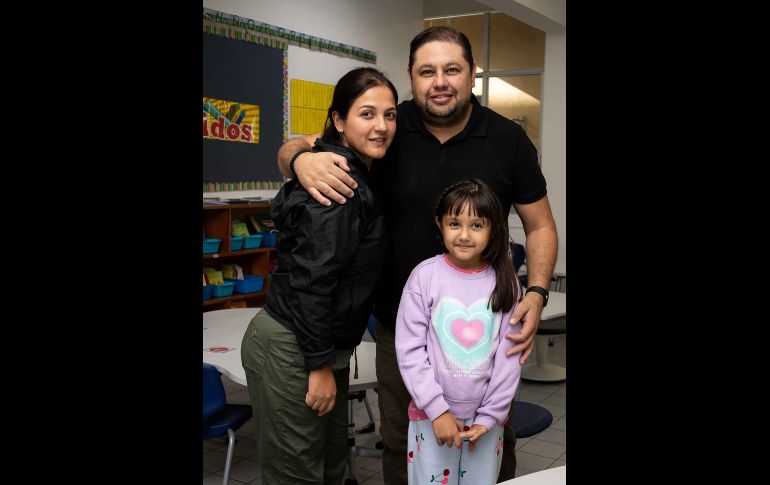 Silvia Escalante, Carlos Godoy y Valentina Godoy. GENTE BIEN JALISCO / A. Rodríguez