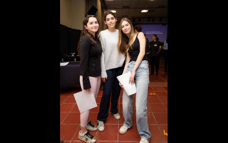 Allegra Salazar, Greta Paras y Alice Riviere. GENTE BIEN JALISCO / A. Rodríguez