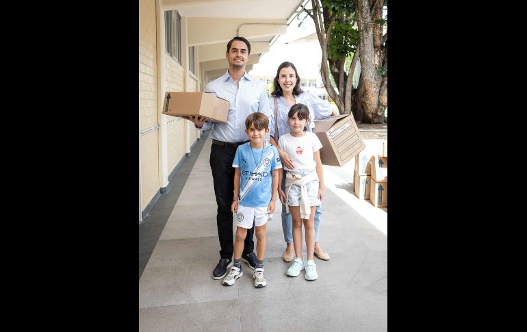 David Ramírez, Roxana Garza, David Ramírez Garza y Luciana Ramírez. GENTE BIEN JALISCO / A. Rodríguez