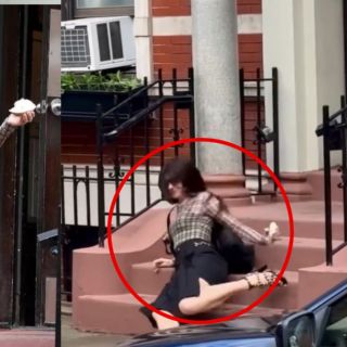 Caída de Anne Hathaway durante grabaciones de El Diablo Viste A La Moda 2 se viraliza