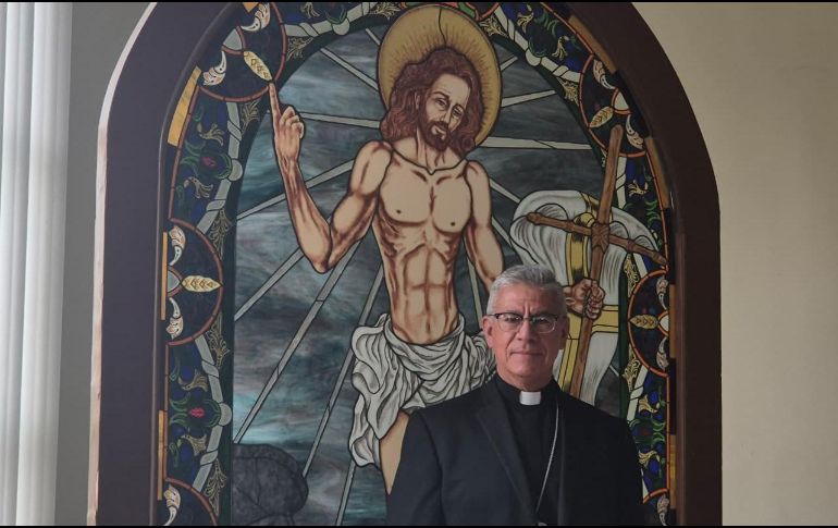 Polino Sánchez pretende ser un Obispo cercano a los familiares de personas desaparecidas. EL INFORMADOR / O. González