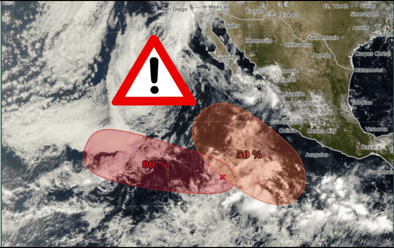 Hasta la fecha, la temporada ha registrado la formación de 10 ciclones tropicales, cinco de los cuales alcanzaron la categoría de huracán. X /@conagua_clima