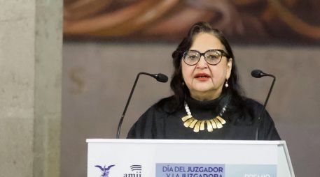 La presidenta de la Suprema Corte se presentó en las instalaciones para preparar la entrega de su cargo a Hugo Aguilar Ortiz. EL UNIVERSAL