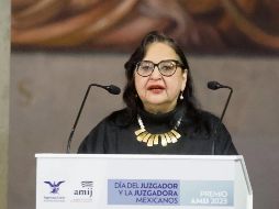 La presidenta de la Suprema Corte se presentó en las instalaciones para preparar la entrega de su cargo a Hugo Aguilar Ortiz. EL UNIVERSAL