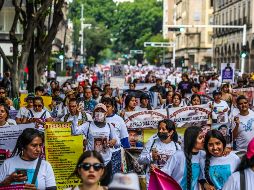 Este sábado, cientos de familiares de personas desaparecidas marcharon para exigir la localización con vida de sus familiares. EL INFORMADOR / A. Navarro