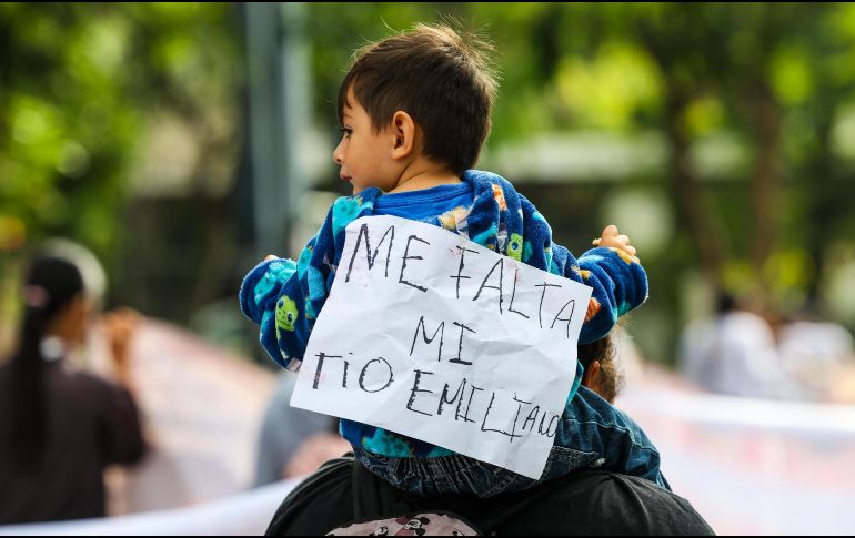 La protesta se llevó a cabo en el marco del Día Internacional de las Víctimas de Desaparición Forzada. EL INFORMADOR / ARCHIVO