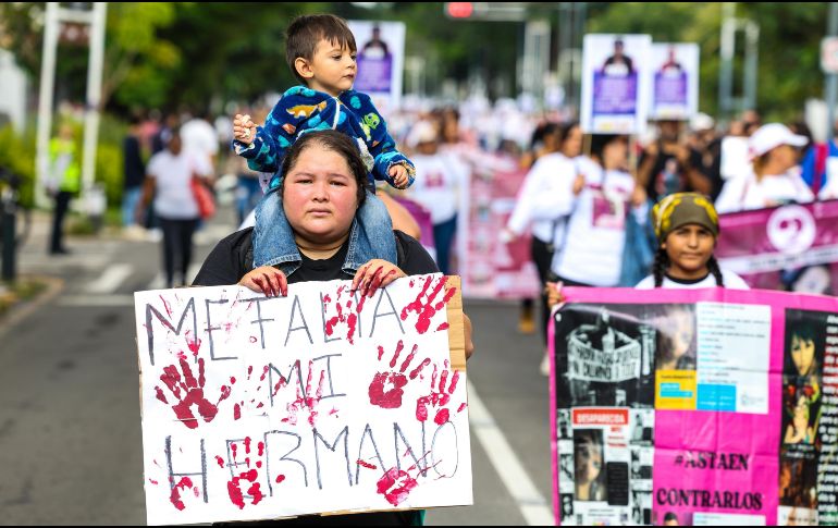 Jalisco es el primer lugar en personas desaparecidas a nivel nacional con más de 15 mil 838. EL INFORMADOR / A. Navarro