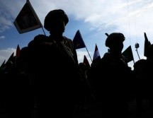 Simpatizantes hutíes protestaron el pasado 29 de agosto en Saná en apoyo al pueblo palestino y contra los bombardeos israelíes sobre Saná y su campaña militar en Gaza. EFE/EPA/Y. Arhab