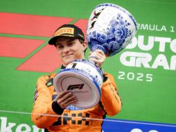 Piastri, de 24 años, logró la novena victoria de su carrera en la Fórmula 1. EFE/EPA/S. Van Der Wal