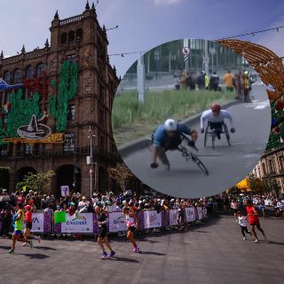 Maratón CDMX: Atleta en silla de ruedas denuncia baches y discriminación