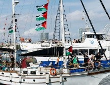 Desde el viernes y hasta hoy domingo, organizaciones sociales y propalestinas han organizado actividades, charlas y conciertos en Barcelona. EFE/ T. ALBIR