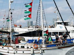 Desde el viernes y hasta hoy domingo, organizaciones sociales y propalestinas han organizado actividades, charlas y conciertos en Barcelona. EFE/ T. ALBIR