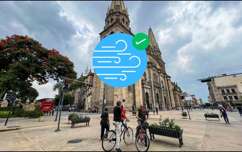 Índice de calidad del aire en zonas del AMG. EL INFORMADOR / ARCHIVO