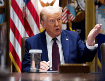 El viernes, un tribunal federal de apelaciones de Estados Unidos dictaminó que Trump no tenía derecho legal para imponer aranceles a decenas de países. EFE/EPA/A. Schwartz