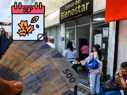 Todo pago se debe retirar después de que les deposite, según la fecha del calendario oficial. ESPECIAL / EL INFORMADOR y CANVA