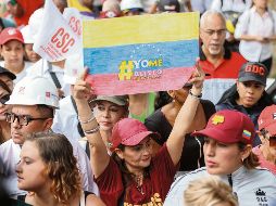 El gobierno venezolano mantiene una campaña para inscribir a ciudadanos a la milicia civil. AFP