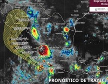 El viernes el fenómeno podría tocar tierra como tormenta tropical. X/conagua_clima