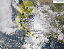 La suma de lluvia que se prevé entre martes y sábado es equivalente al 300 % de lo que llueve en un mes en Baja California Sur. SMN