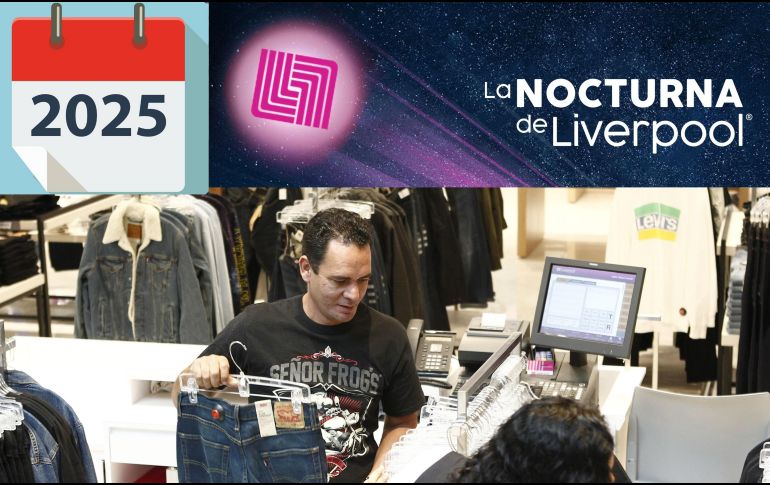 La Venta Nocturna de Liverpool es una campaña de promociones exclusivas y descuentos en distintas categorías de toda la tienda. ESPECIAL / EL INFORMADOR, Liverpool y CANVA