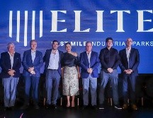 Sergio O’ Farril González, Ernesto Sánchez Proal, Sergio O’ Farril, Lorena Martínez, Luis Montes De Oca, Bruno Martínez y Antonio Gómez Tenorio en el aniversario de Elite Last Mile Industrial Parks . GENTE BIEN JALISCO / Revista del 5 de septiembre 2025
