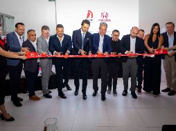 Antonio Arroyo, Eliel Trujillo, Edmundo Amutio, Juan Pedro Woolfolk, Salomón Chidán, Yuichi Murata, Andrés Caballero, Juan Chidán, Robin Guzmán, Harik Cassani y Santiago Moreno en la reinauguración de la Agencia Honda Excelencia. GENTE BIEN JALISCO / Revista del 5 de septiembre 2025