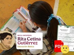 La Beca Rita Cetina es un programa social de la Secretaría del Bienestar que brinda un apoyo económico a estudiantes de educación básica. EL INFORMADOR/ARCHIVO/ESPECIAL