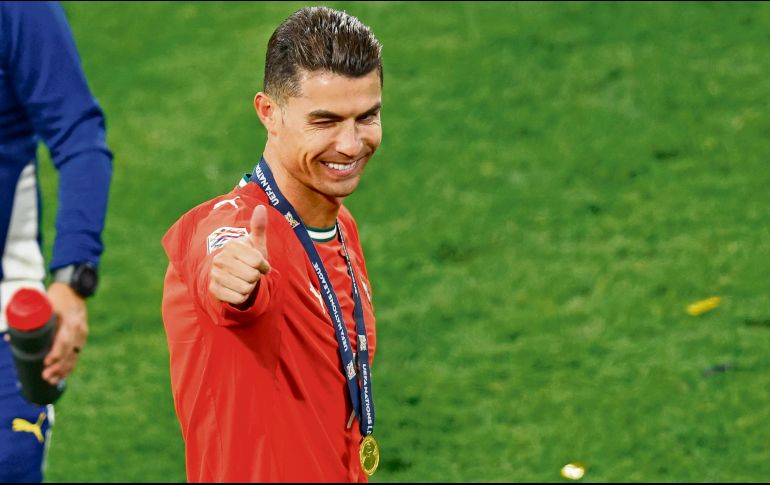 Cristiano Ronaldo será otro de los grandes jugadores que han jugado en el estadio Azteca. AFP/A. Beier