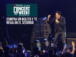 Este es el listado completo de conciertos a los que aplica el 2x1 por el Concert Week de Ticketmaster. EL INFORMADOR / ARCHIVO