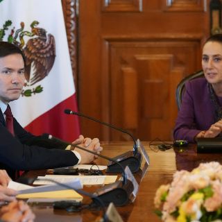 Sheinbaum destaca encuentro "cordial" con secretario de Estado de EU