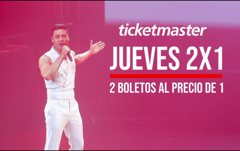Revisa la lista de TODOS los conciertos que están al 2x1 en Ticketmaster hoy jueves 4 de septiembre. EL INFORMADOR / ARCHIVO