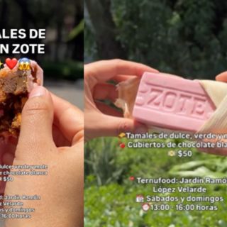 Viral: Presentan el tamal de jabón Zote en la CDMX