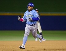 Willie Calhoun lo volvió a hacer y pegó un jonrón con el que los Charros rompieron el empate que prevalecía hasta la quinta entrada del juego. CORTESÍA/Charros de Jalisco