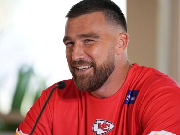 Travis Kelce será uno de los focos de atención del juego de hoy en Sao Paulo. AP/F. Llano