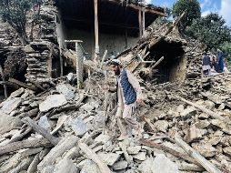 El terremoto también destruyó 68 fuentes de agua y provocó la muerte de ganado en las provincias de Kunar y Nangarhar. EFE/H. SABAWOON
