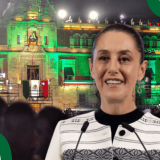 Sheinbaum dice estar ensayando para su primer Grito de Independencia