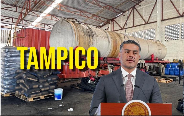 El pasado 31 de marzo, autoridades federales identificaron un buque sospechoso que arribó al puerto de Tampico con presunto cargamento de aditivos. ESPECIAL / FGR / EFE / ARCHIVO