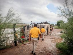 Las autoridades del municipio de Guasave fueron alertadas por vecinos del Fraccionamiento Valle Campestre, se ven afectados por inundaciones de aguas negras que brotan dentro de sus hogares. FACEBOOK / Protección Civil Gobierno Sinaloa