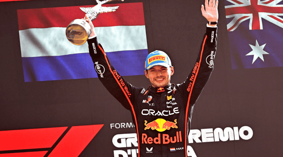 Verstappen selló un fin de semana perfecto en tierras italianas. EFE/EPA/D. Dal Zennaro