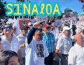 Este domingo, 40 organizaciones y el obispo convocaron a una marcha por el cese de la violencia y la restitución de la paz en Sinaloa. ESPECIAL / SUN