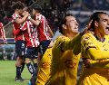 Las Chivas Rayadas de Guadalajara no saben lo que es ganarle a las Águilas del América en fase regular desde el Clausura 2017. IMAGO7 / ARCHIVO