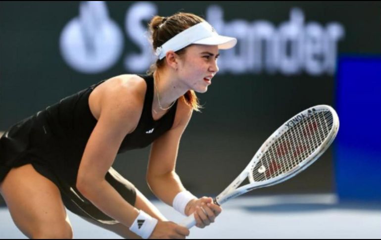 La estadounidense Iva Jovic mostró temple, carisma y carácter en su debut dentro del GDL Open AKRON 2025 WTA 500. INSTAGRAM/ @gdlopen.